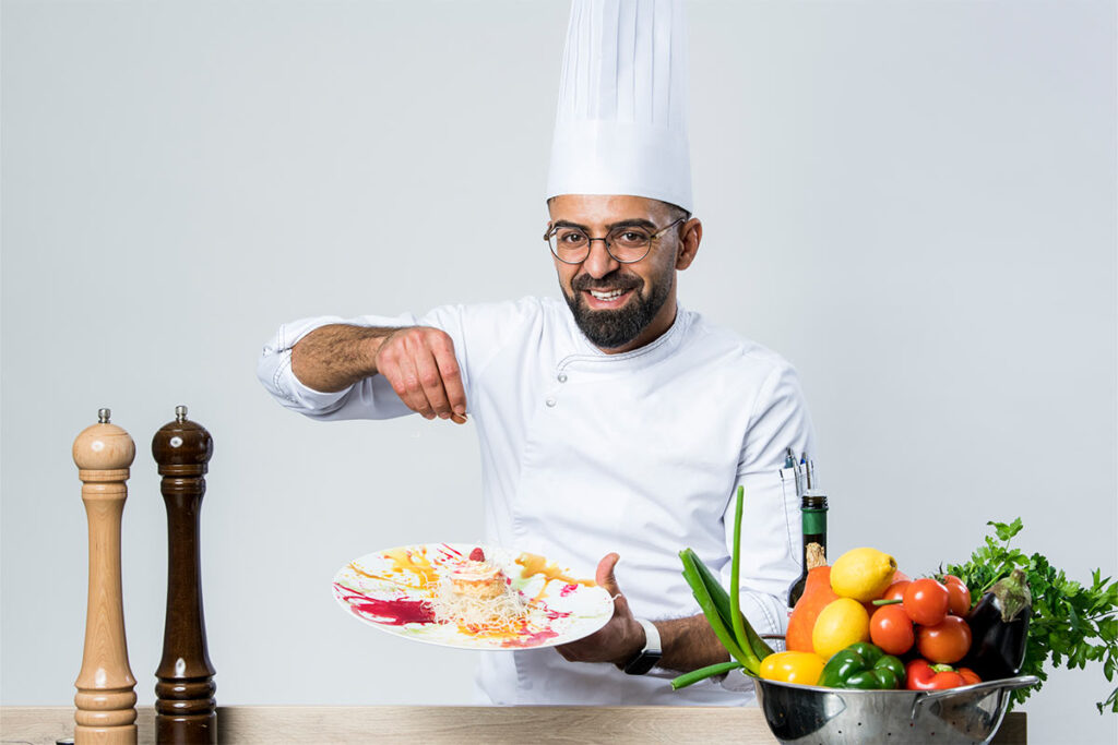 Unser Gastronomieleiter kreiert die köstlichsten Speisen für Sie